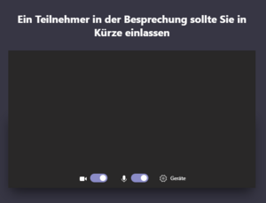 Kamera und das Mikrofon aktiviert